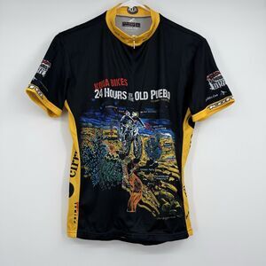 Primal Cycling Jersey Womens L Kona Bikes 2009 Old Pueblo Tucson Zip SS Shirt